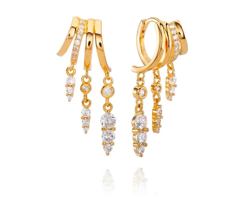 Cleo Multi Hoop Illusion Earrings