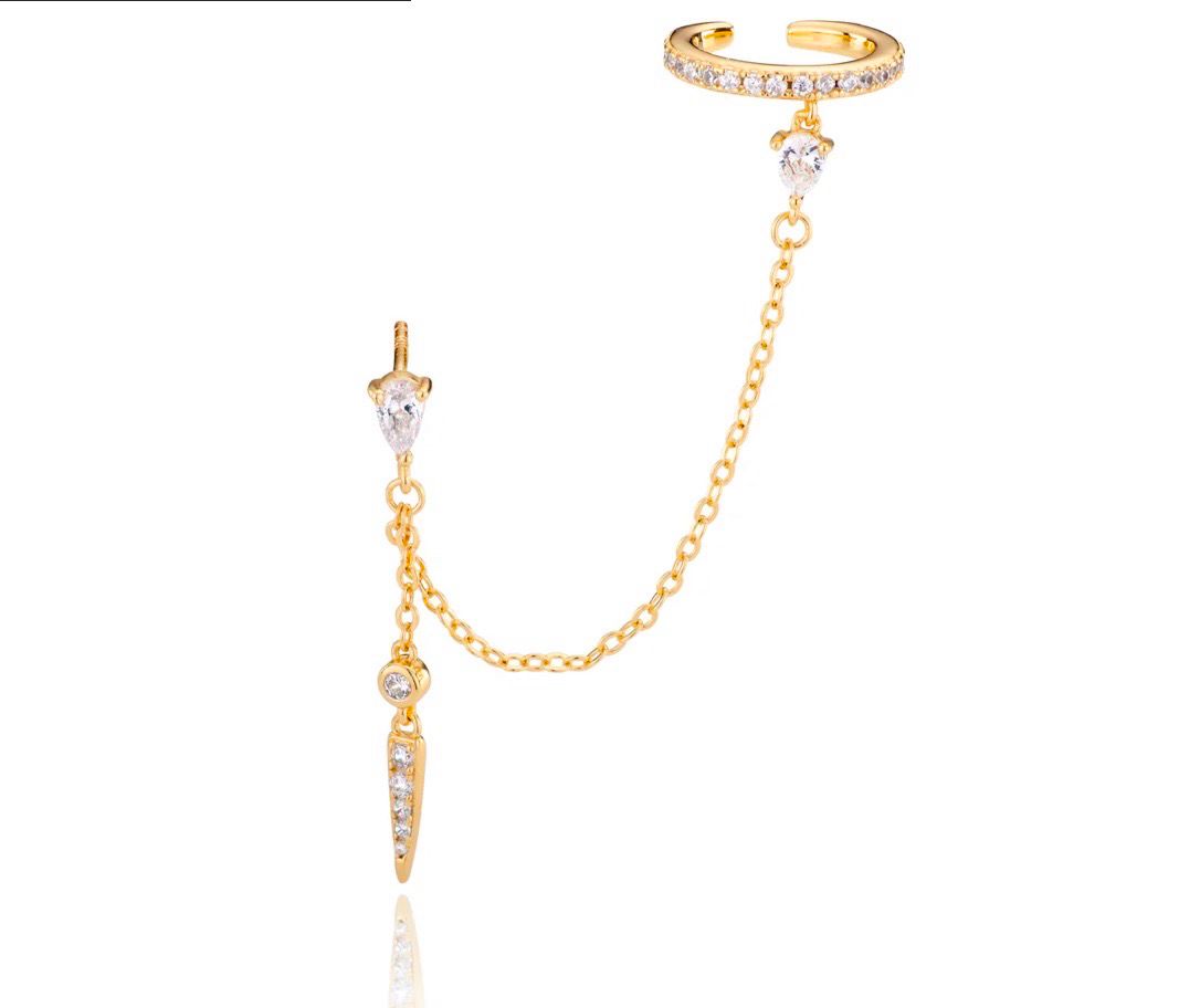 Rio Spike and Cuff Earring