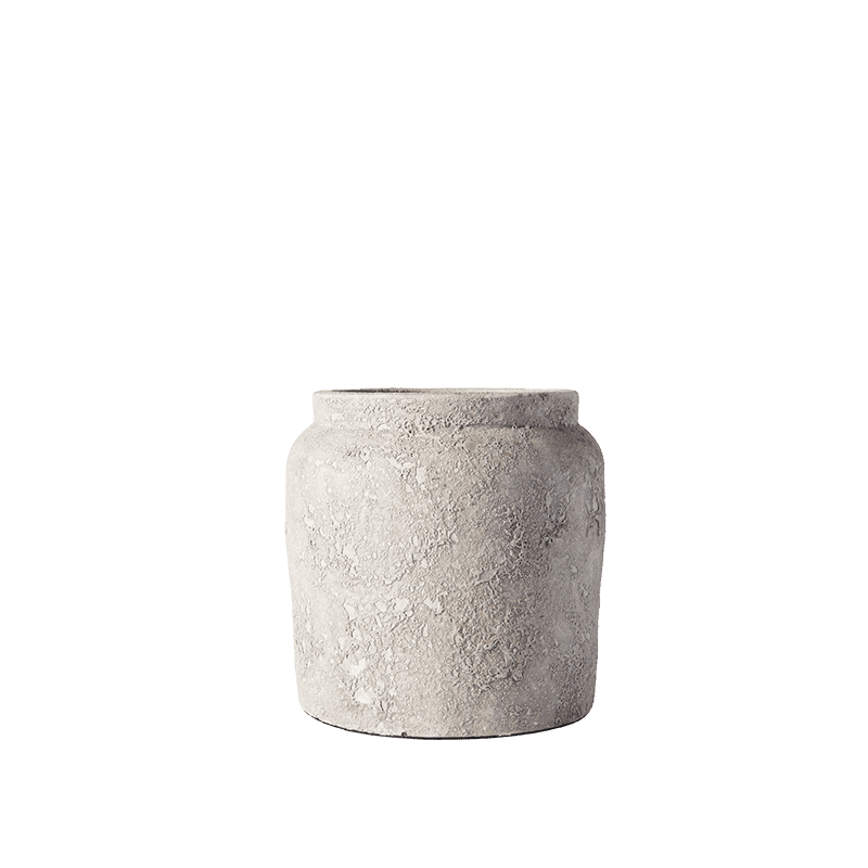 Jar Luna Grey 28 Terracotta