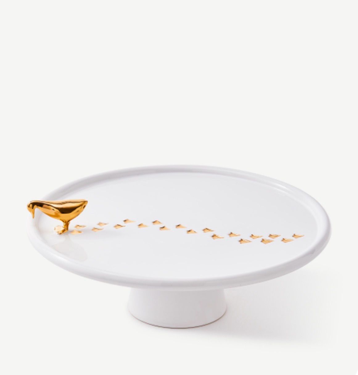 Walking Duck Plate white