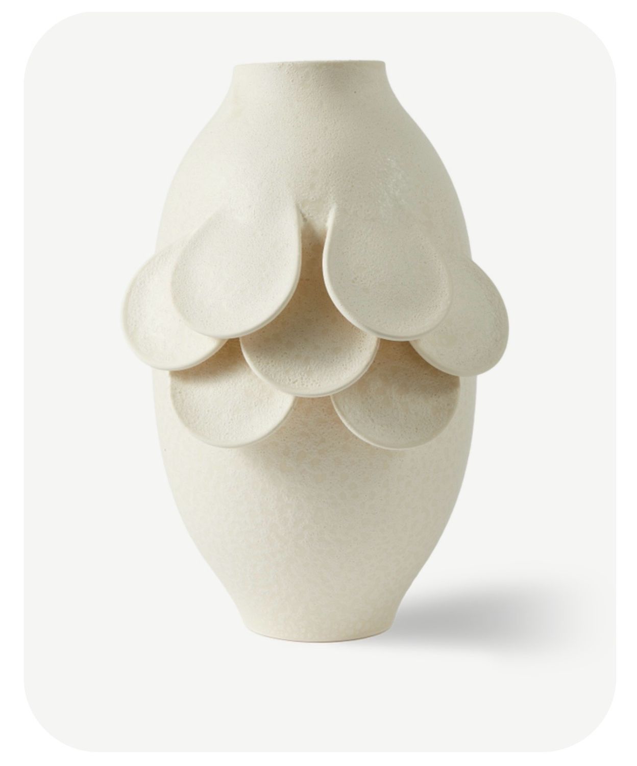 QUILLIE Vase Beige 