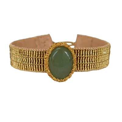  Bracelet Bamboo Jules, Aventurine