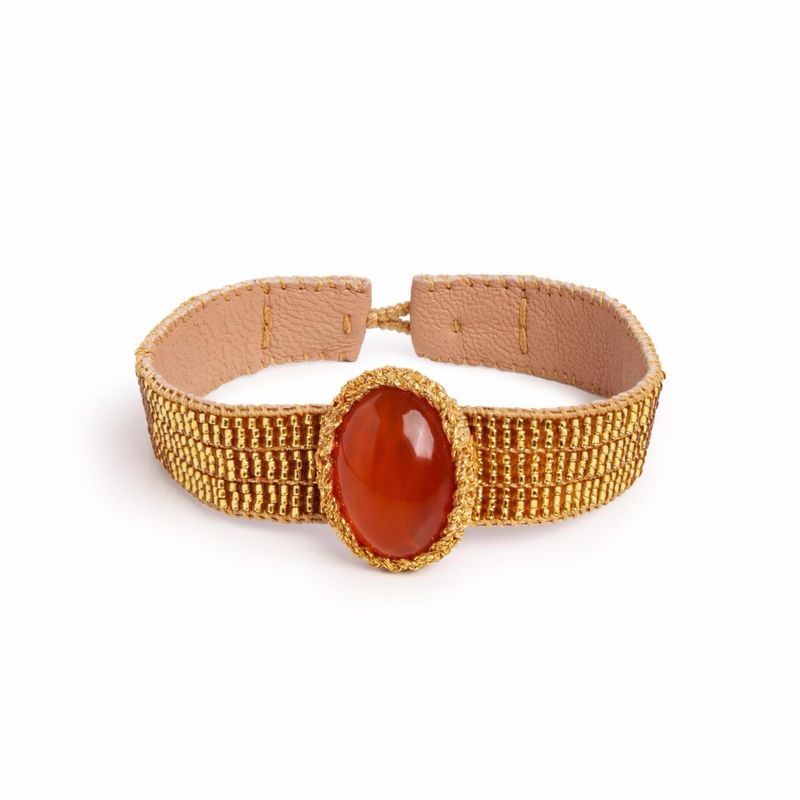  Bracelet Bamboo Jules, Ruby