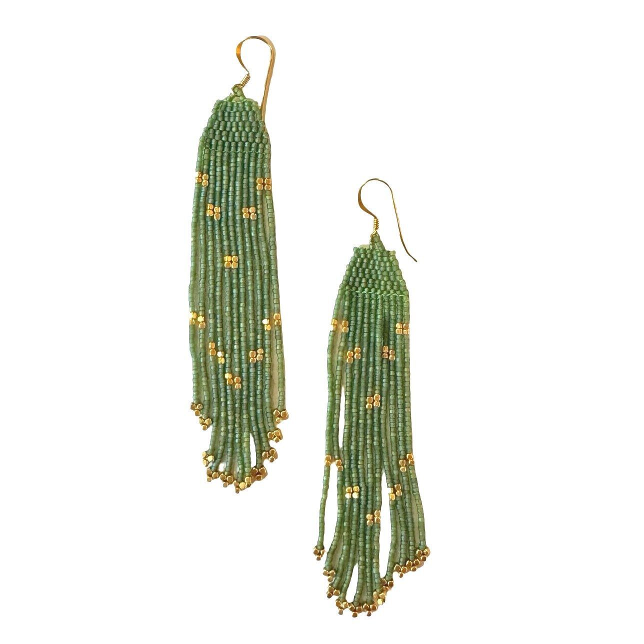 Earring Star Green
