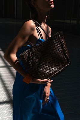 ANNETTE CUIR GRAND, Leather, Black