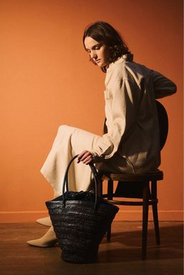 MAYA CUIR GRAND, Leather, Black