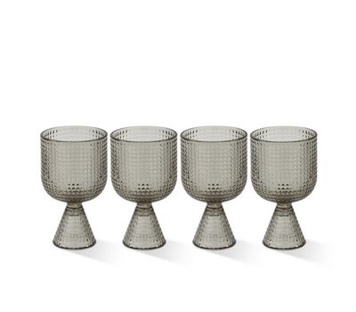 Wine glasses rooftop light
