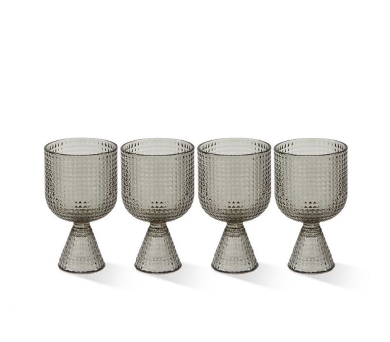 Wine glasses rooftop light