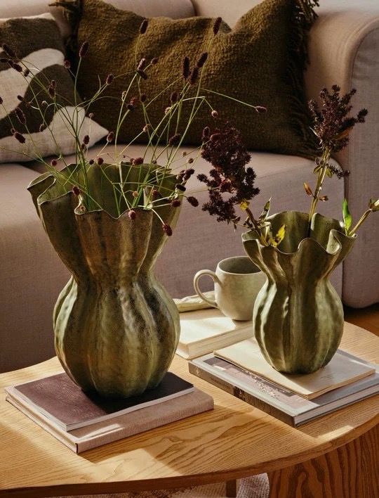 Cori Vase XL, Antique Green