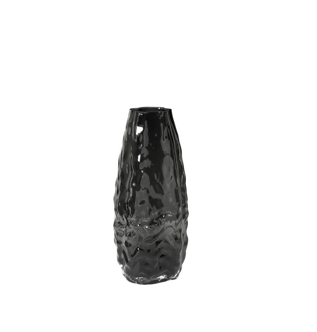 Milla Vase Tall, Grey, Mouthblown Glass