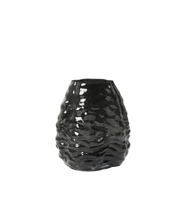 Milla Vase, Grey, Mouthblown Glass