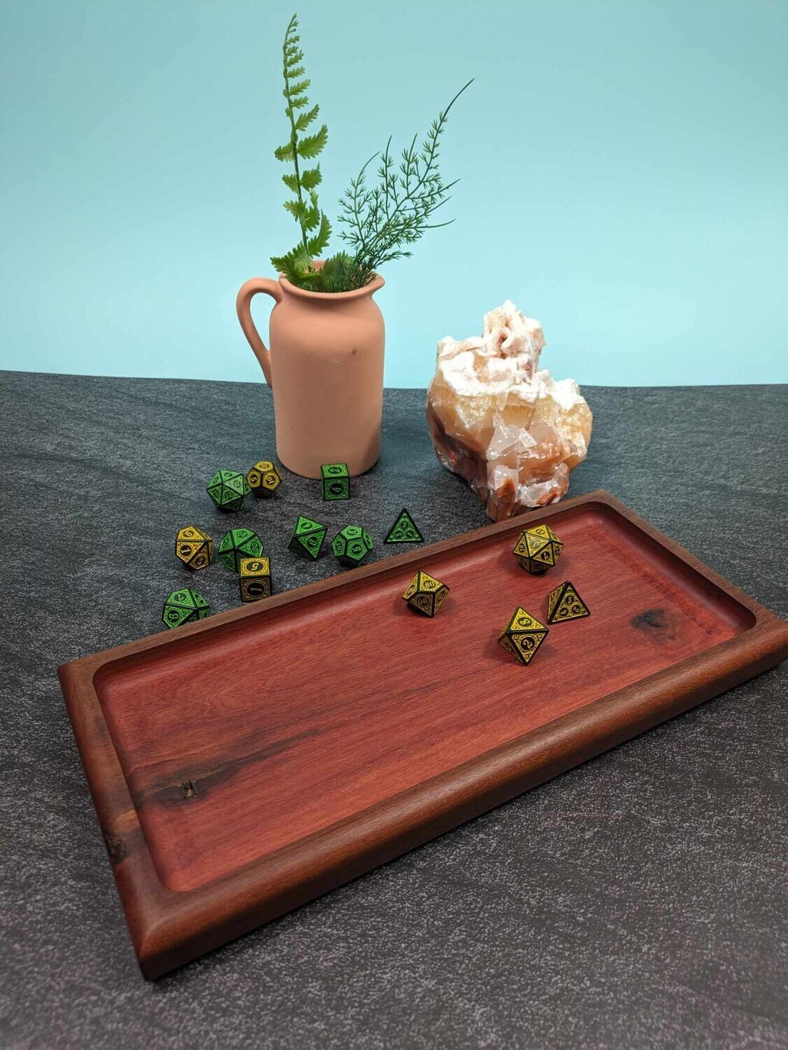 Brazilian Redwood Dice Tray