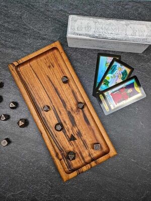 Tigerwood dice tray