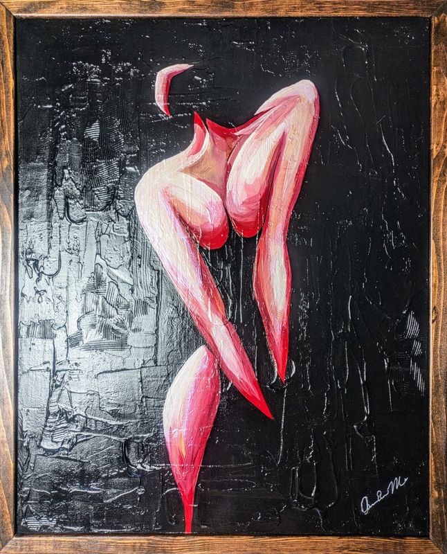 Nude Painting Front Facing 3