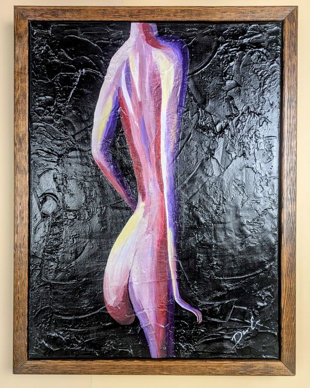 Abstract Purple Back