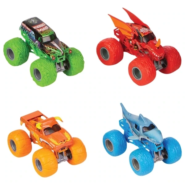 Pack of 4 monster trucks