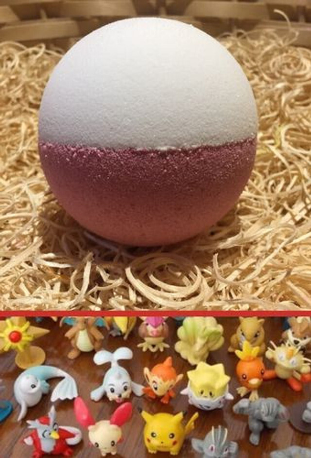 Pokeman bath bomb hidden Pokemon