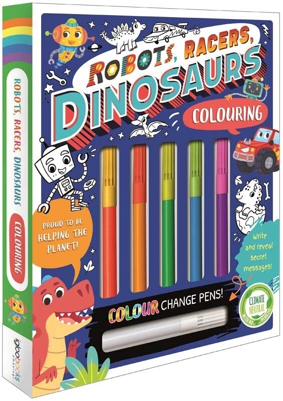 Dinosaur colouring fun