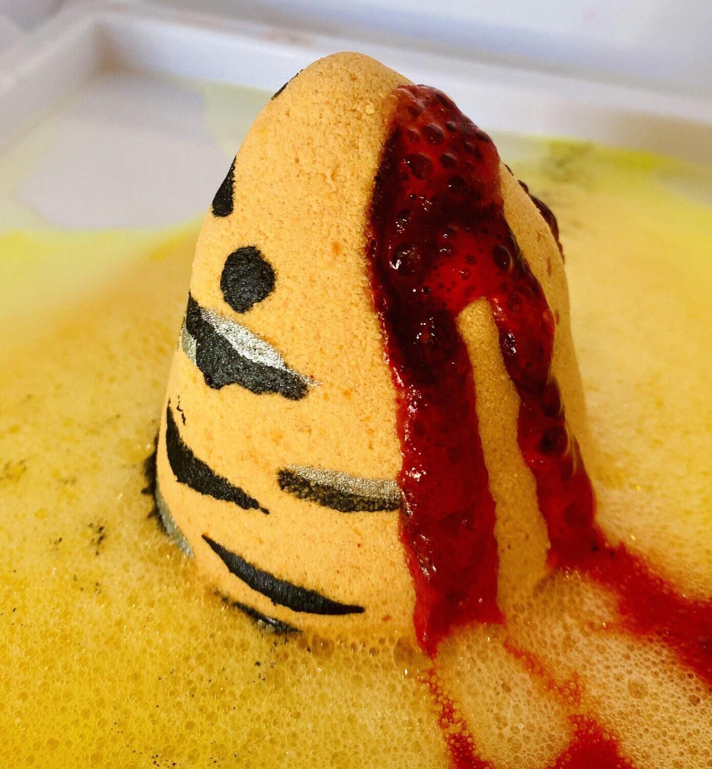 Tiger shark bath bomb