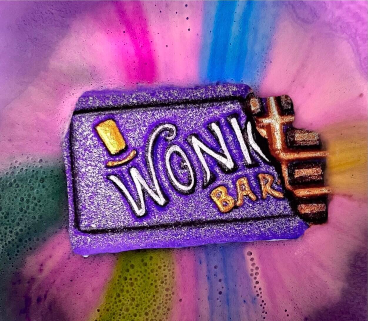 Wonka bar bath bomb