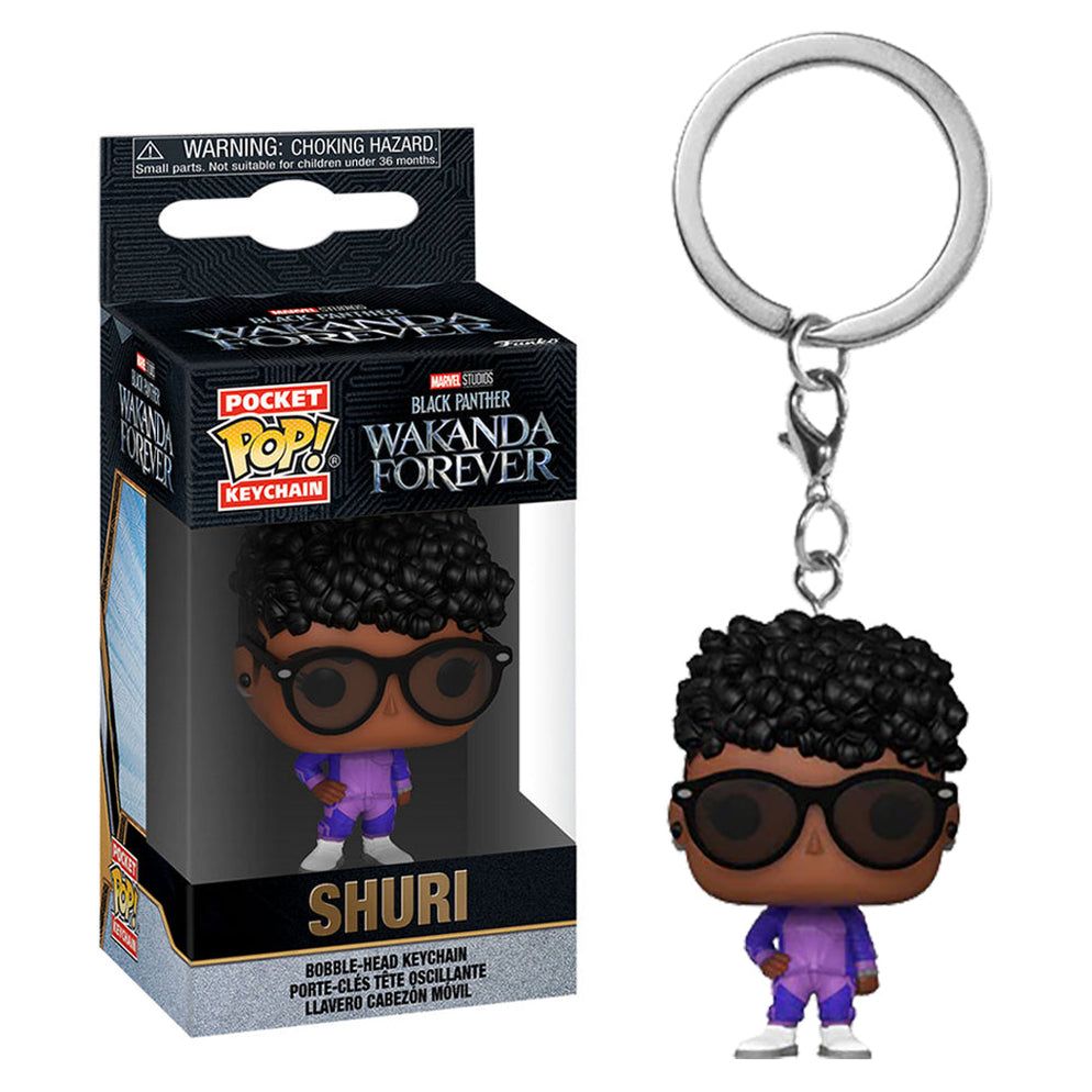 Funko Pocket POP Marvel Black Panther Wakanda Forever Shuri Vinyl Figure Keychain
