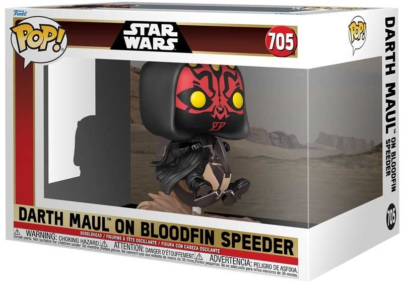 FUNKO POP RIDES DLX: SW - DARTH MAUL ON BLOODFIN