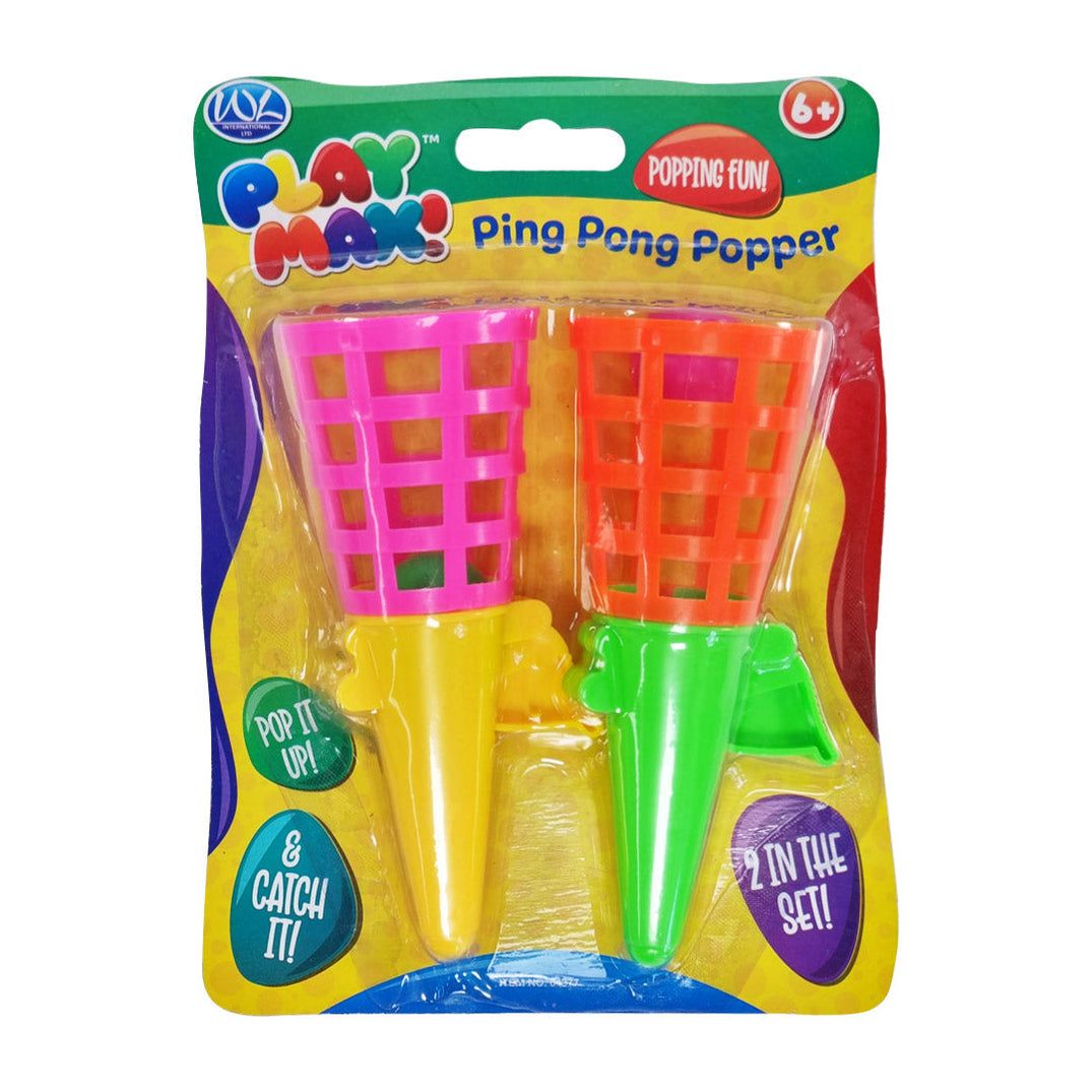 Ping Pong Popper Mini Flick &amp; Catch Game 2pk