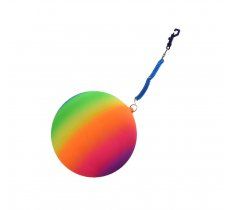 Neon Rainbow Ball With Keychain