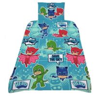 OFFICIAL PJ MASKS DUVET SET SINGLE