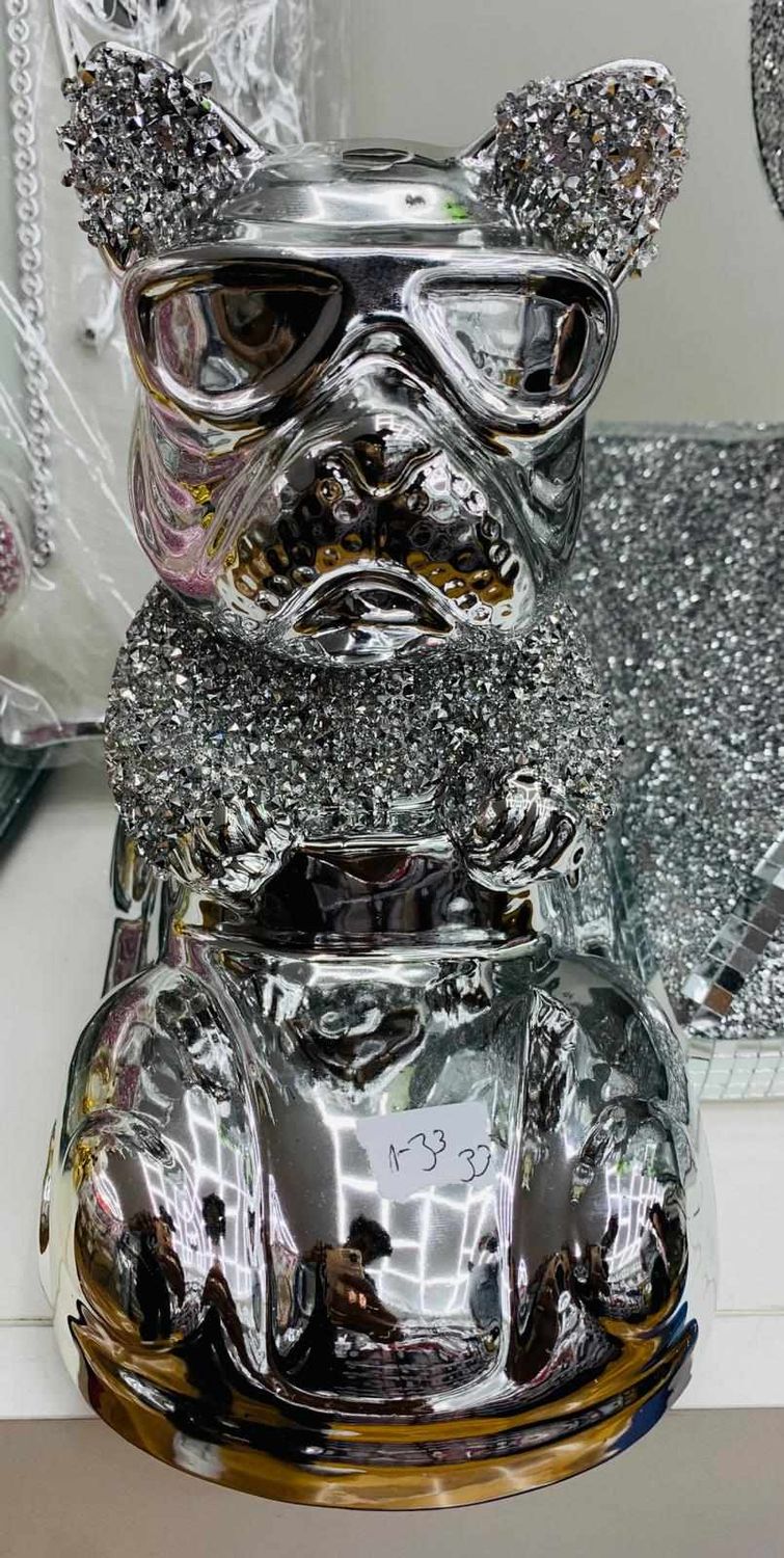 Bling Crystal dog ornament