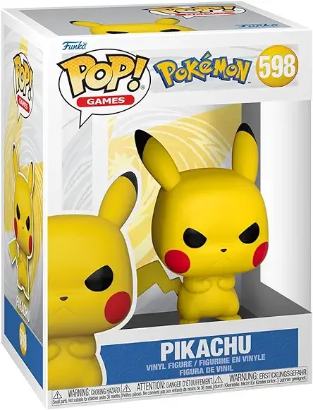 Funko Pop! Games: Pokemon - Grumpy Pikachu - Amazon Exclusive - Collectable Vinyl Figure - Gift Idea - Official Merchandise - Toys for Kids &amp; Adults - Video Games Fans - Model Figure for Collectors
Vi