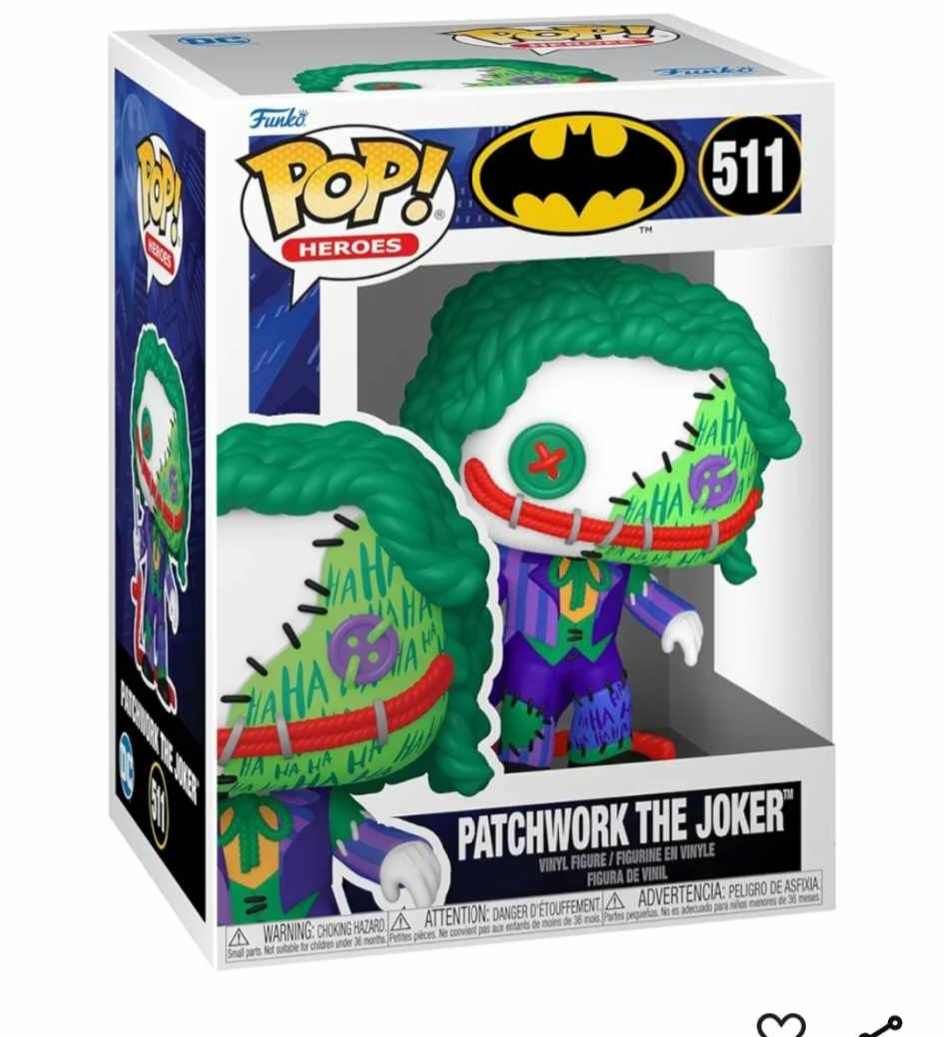 Funko Pop! Animation: Patchwork - the Joker​ - DC Comics - Collectable Vinyl Figure - Gift Idea - Official Merchandise - Toys for Kids &amp; Adults - Comic Books Fans - Model Figure for Collectors