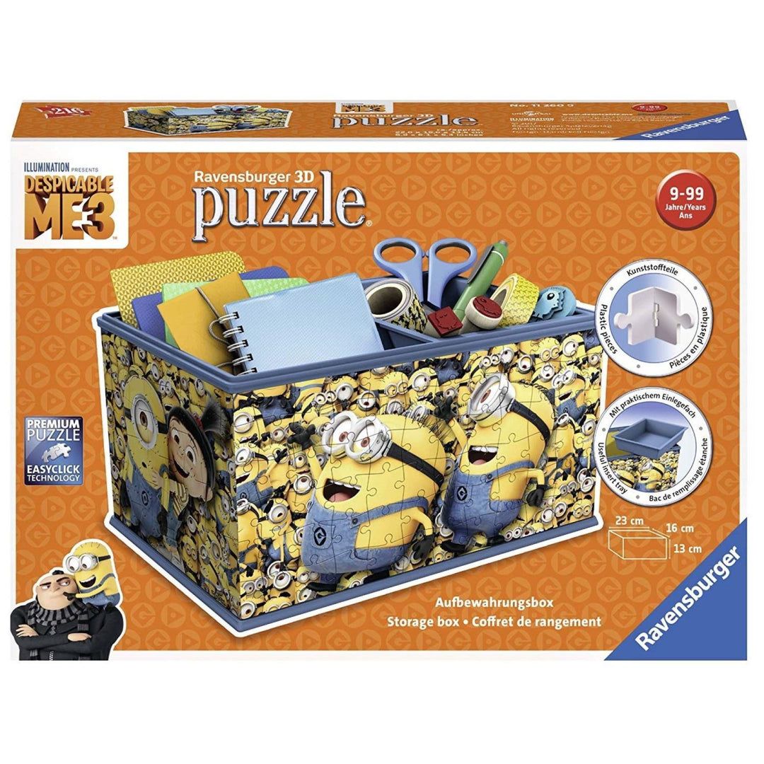 Ravensburger Despicable Me 3 Minions Storage Box, 216pc 3D Jigsaw Puzzle 