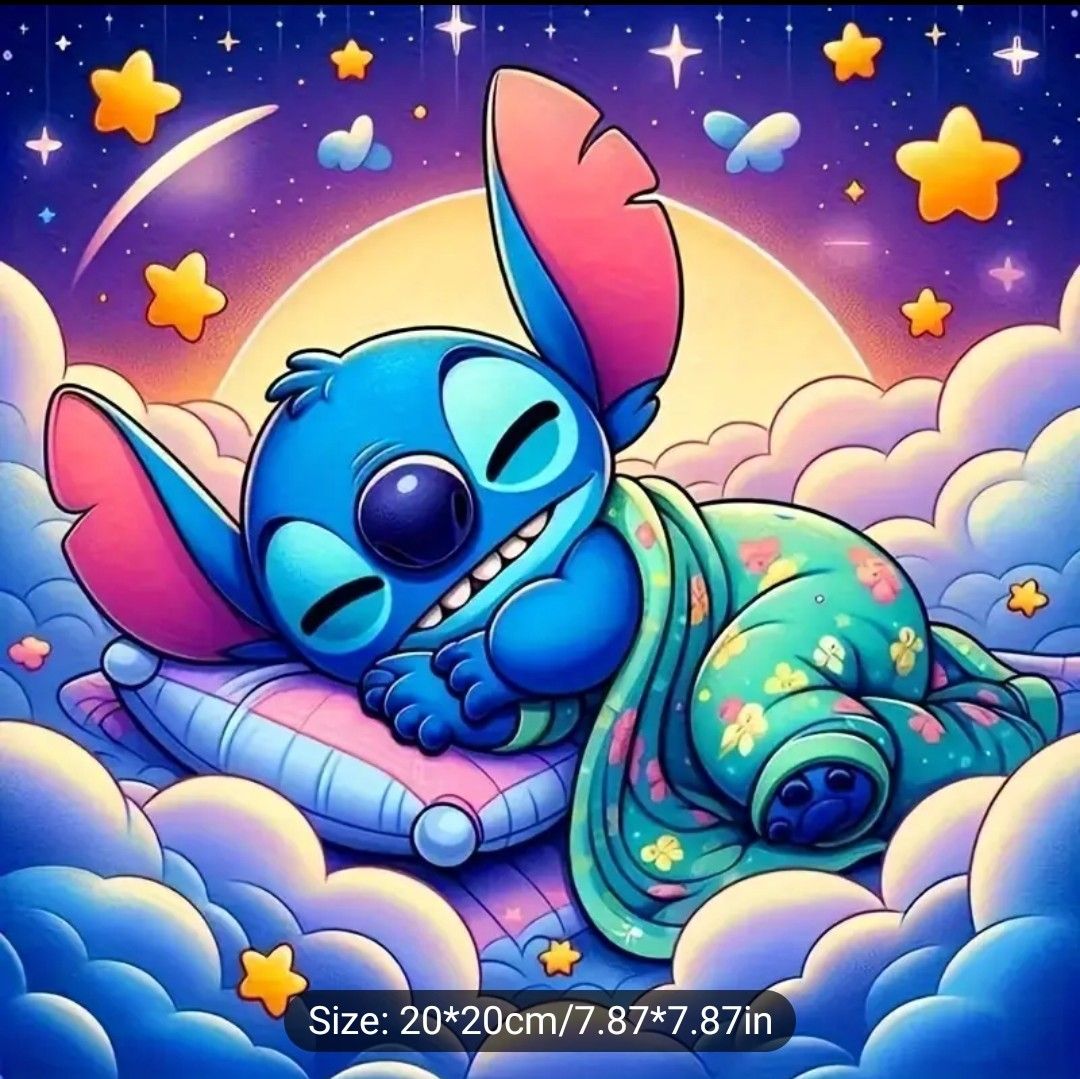 Diy 5D Diamond Painting Kit With Cartoon Design - Round Acrylic Diamonds, Full Drill Embroidery Art For Beginners &amp; Adults - Cross Stitch Craft For Home Wall Decor