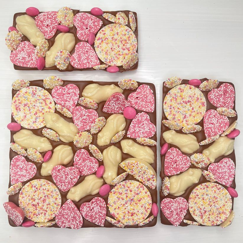 Milk White Chocolate Mix Bloc Medium