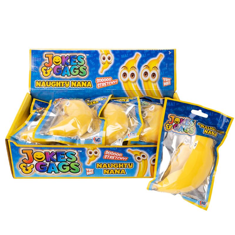 Jokes &amp; Gags Naughty Nana Stretchy Banana Toy