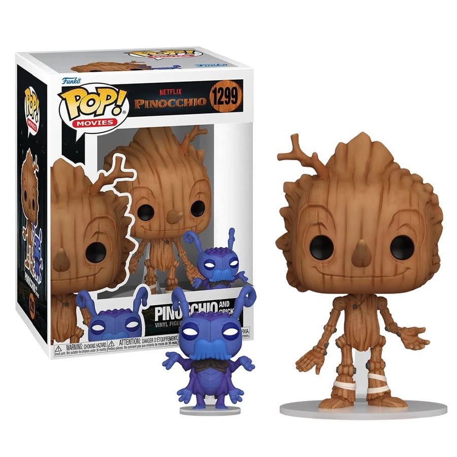 Funko POP Netflix Pinocchio &amp; Cricket Collectible Vinyl Figure