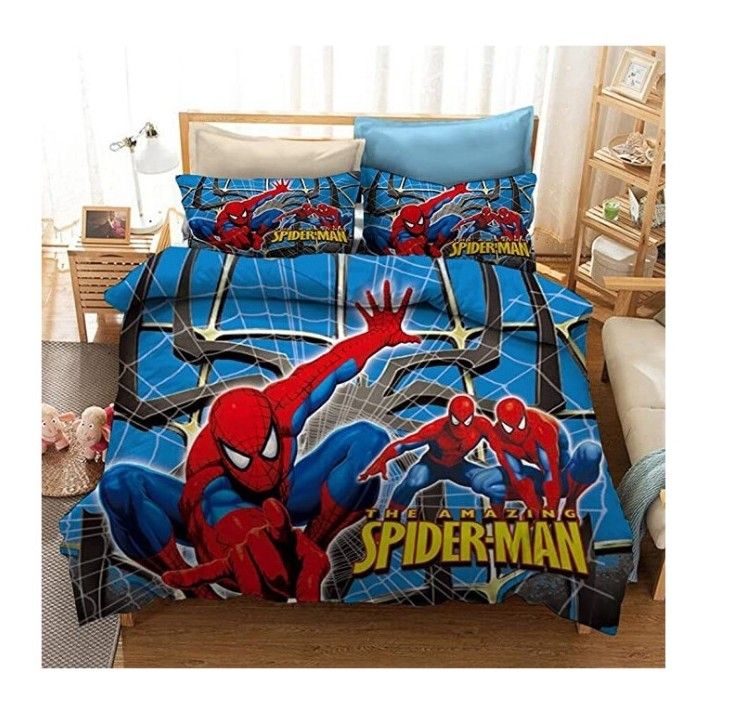 (Style 11, Double) Spiderman Bedding Single Double Duvet Cover Set