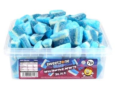 Sweetzone Blue Raspberry Slices Tub 700g