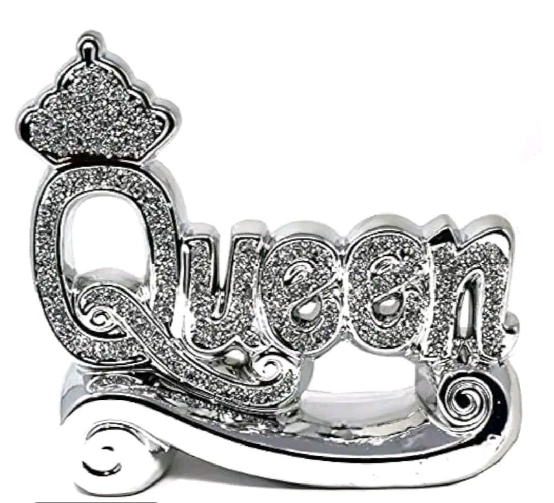King and Queen Set Crystal Diamond Ornaments