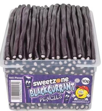 Sweetzone Blackcurrant Pencils  Tub