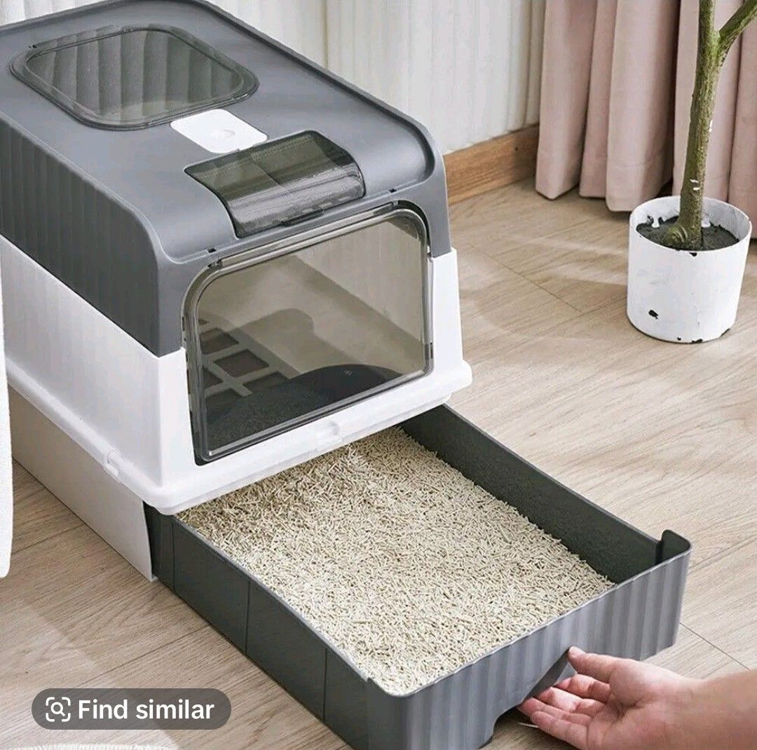 Cat cleaning box litertray