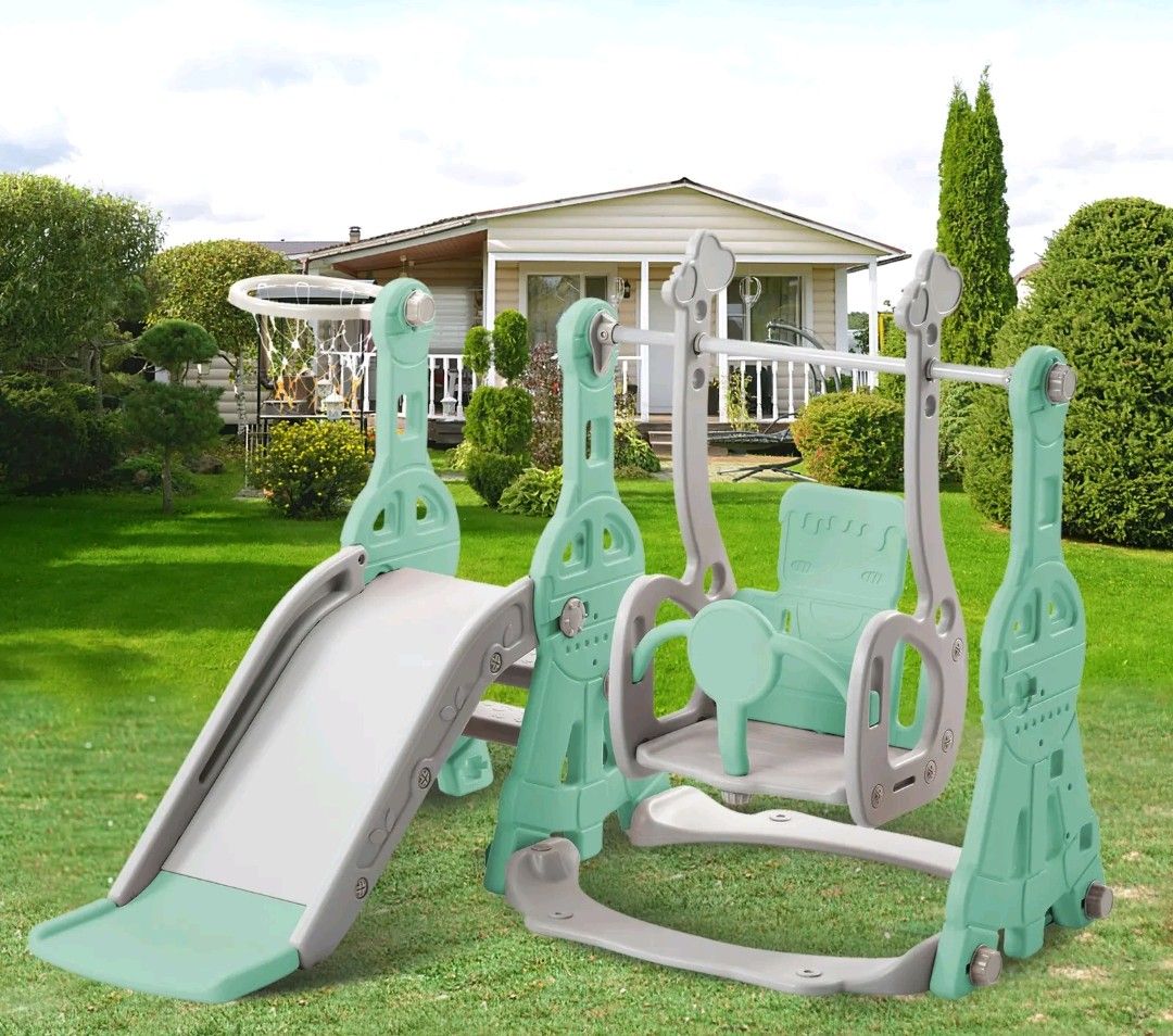 Children&#39;s 4in1 side swing basketball stand