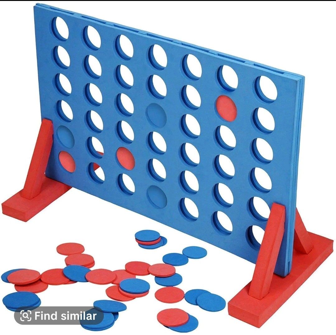 Gaint connect 4 in a row Garden family indoor outdoor classic party game