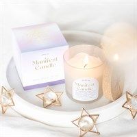 Opalite Lavender &amp; Patchouli Manifestation Candle