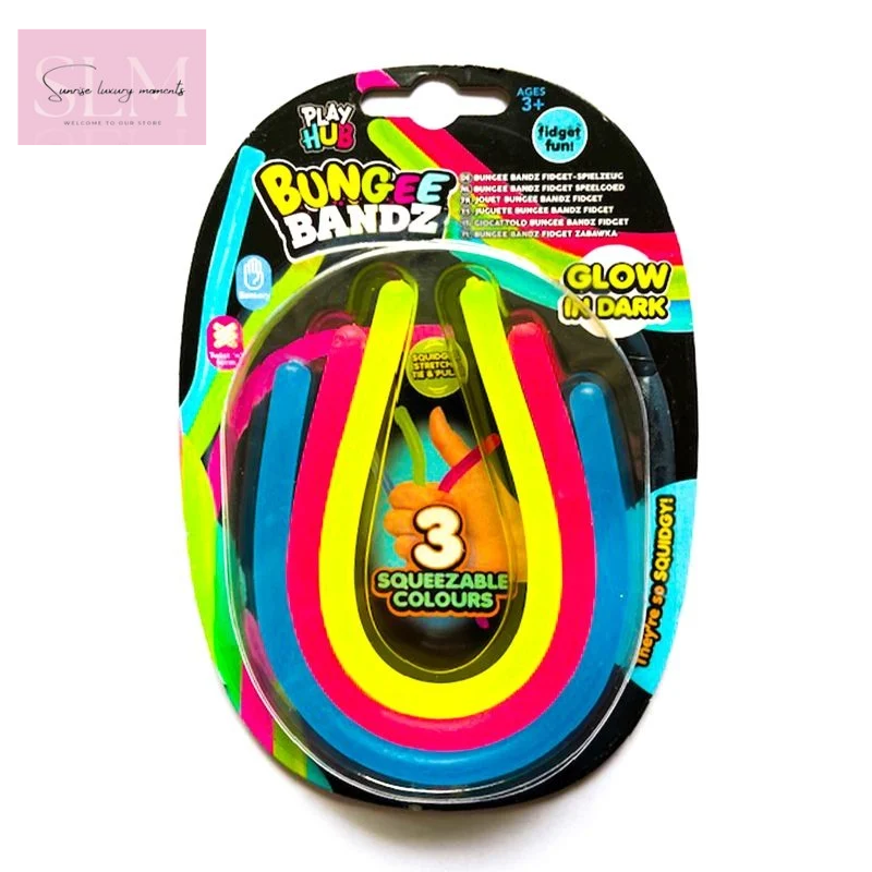 Bungee Bandz Glow In The Dark x 3