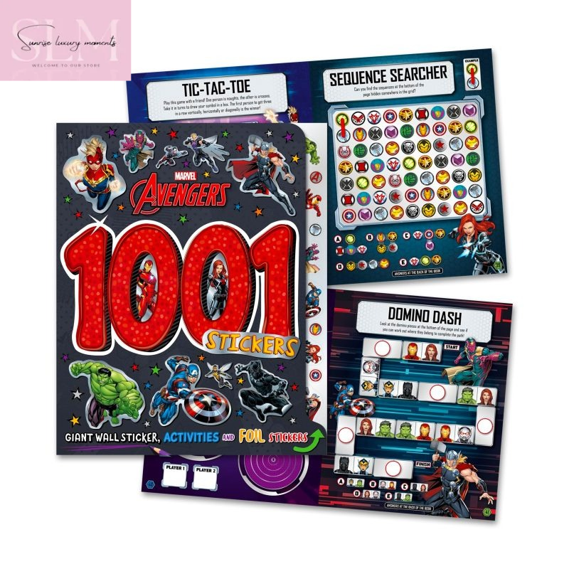Marvel Avengers Mega 1001 Sticker Activity Book