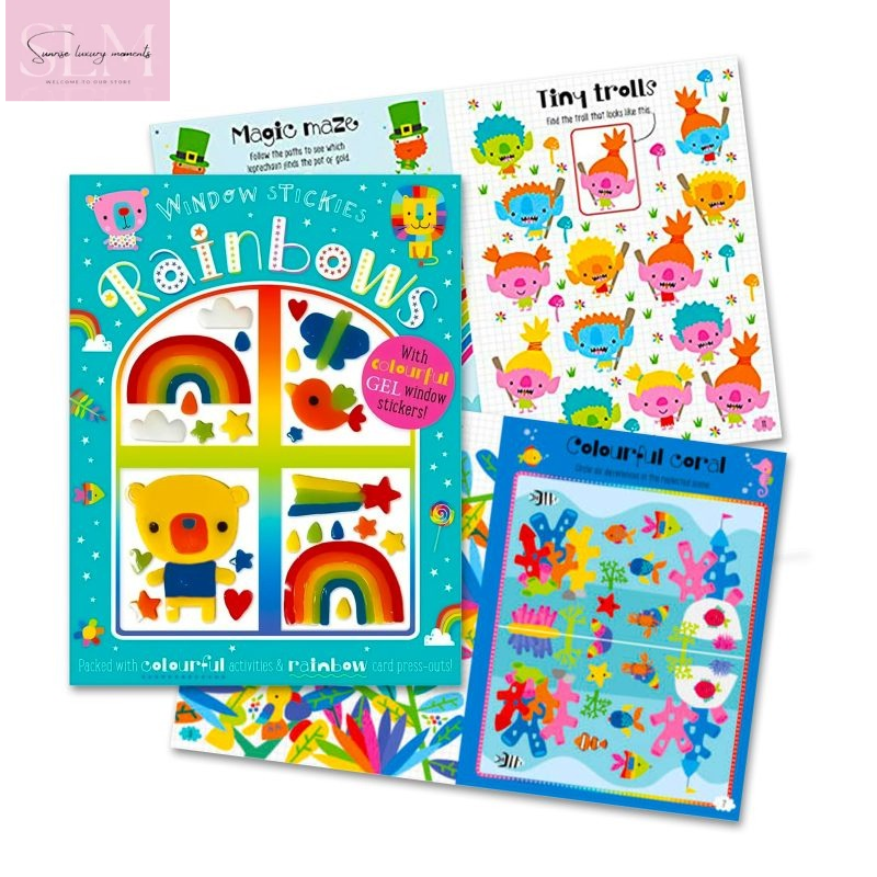 Rainbows Window Stickies Activity Book