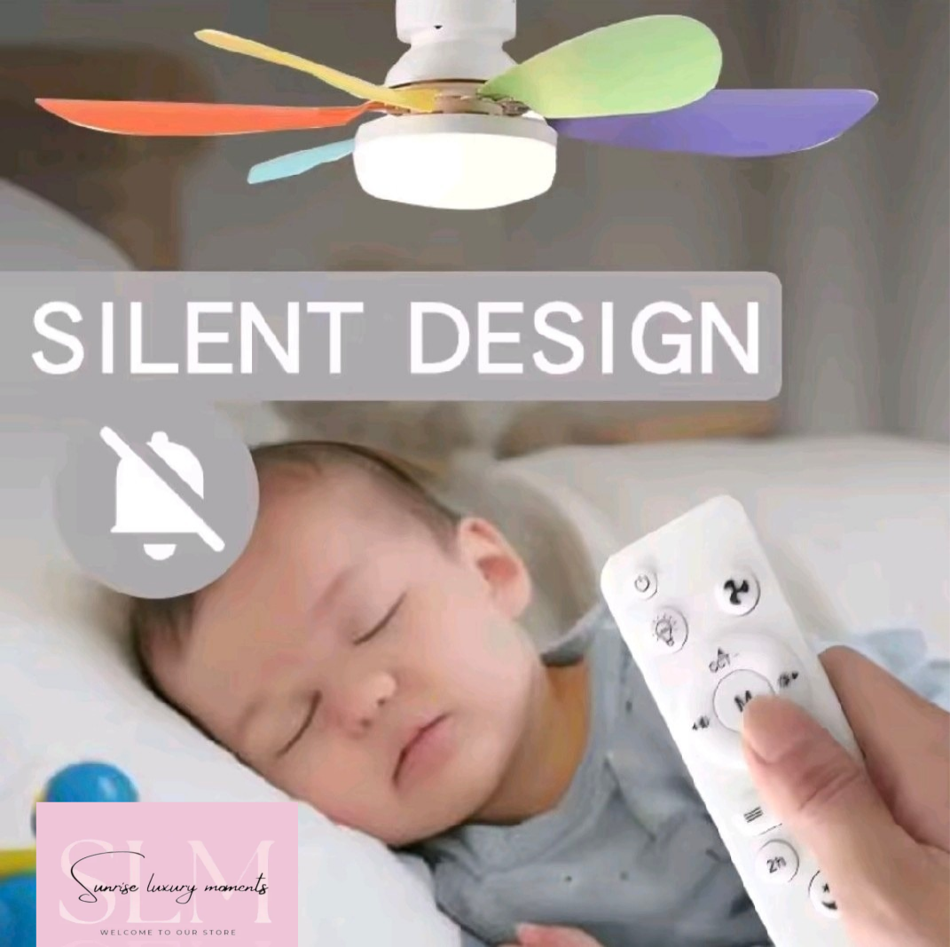 Socket ceiling fan light with remote control