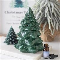 Green fir tree oil burner wax warmer